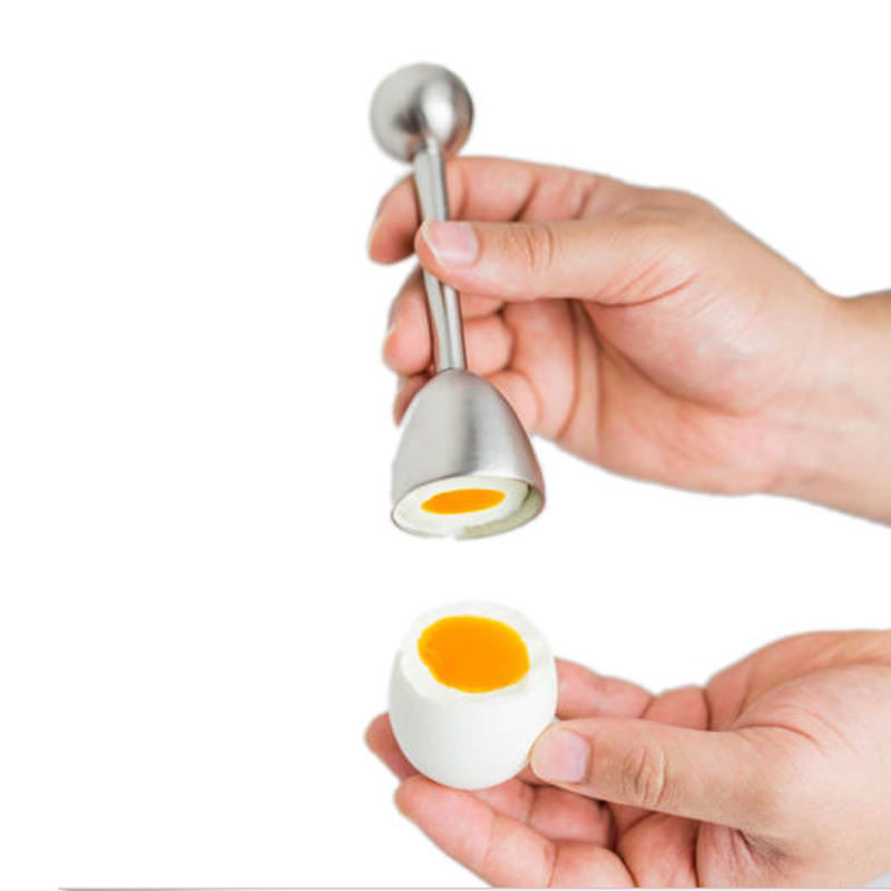 Egg Separator Tool - غطاء علوي من الفولاذ المقاوم للصدأ