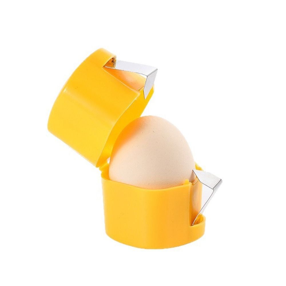 Egg Separator Tool - الإبداعية لطيف البيض قذيفة فتاحة الفولاذ