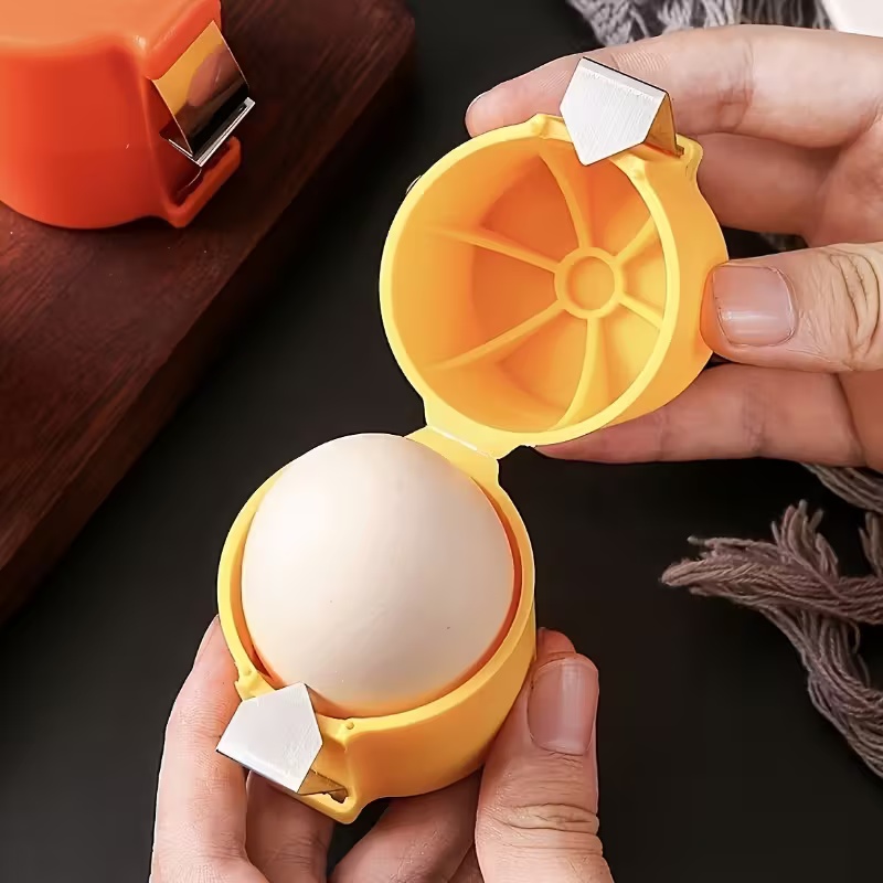 Egg Separator Tool - قطعتان من فاصل ومقشرة البيض -