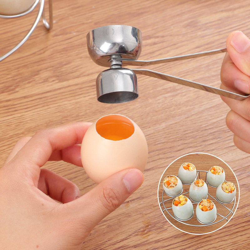 304 الفولاذ المقاوم للصدأ مقص  - مراجعة Egg Separator Tool وسعره