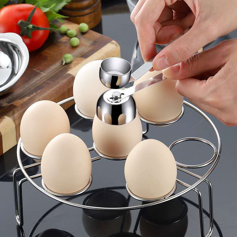 304 الفولاذ المقاوم للصدأ مقص  - مراجعة Egg Separator Tool وسعره