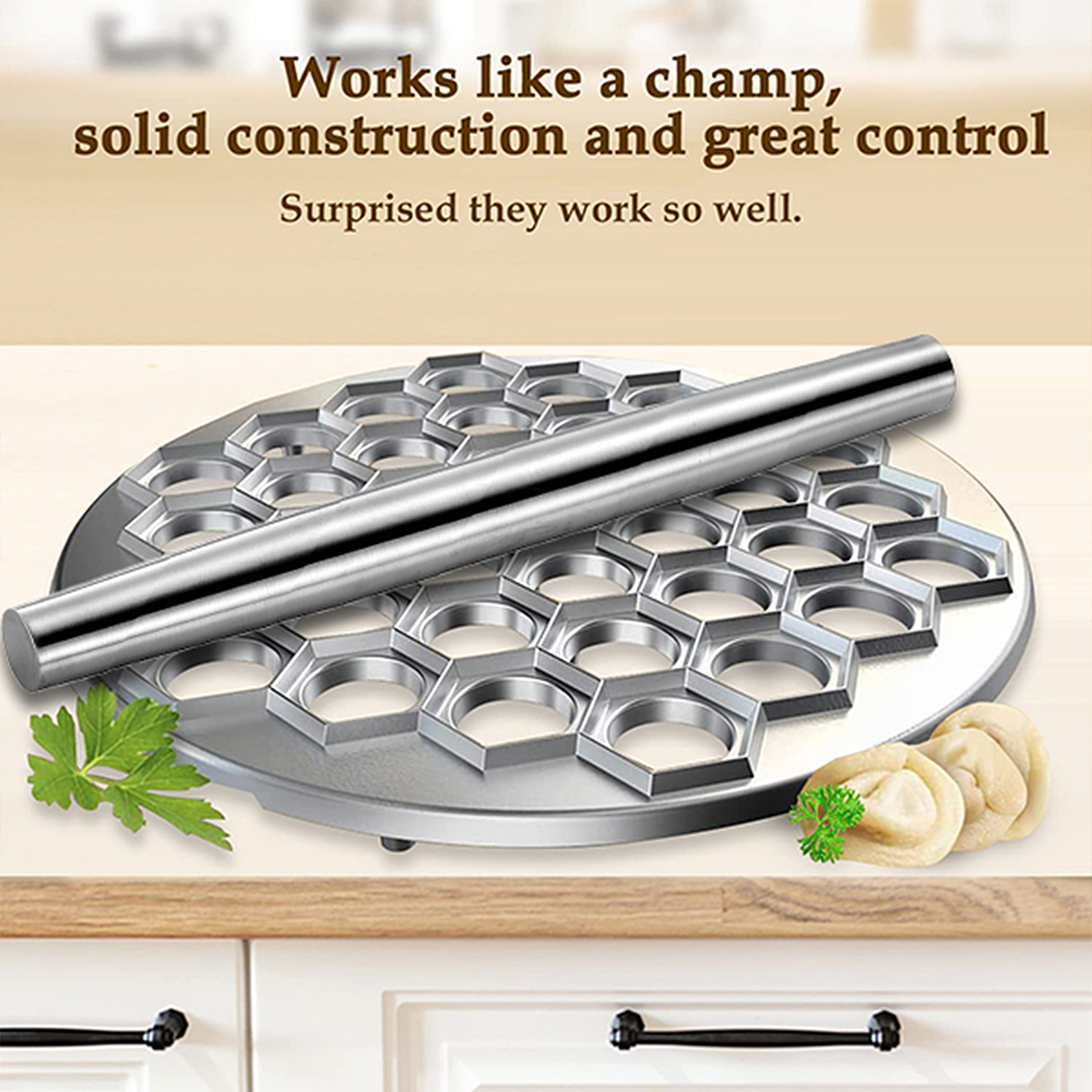 صانع الرافيولي الروسية قالب ال - مراجعة Kitchen Gadgets Dumpling Maker وسعره