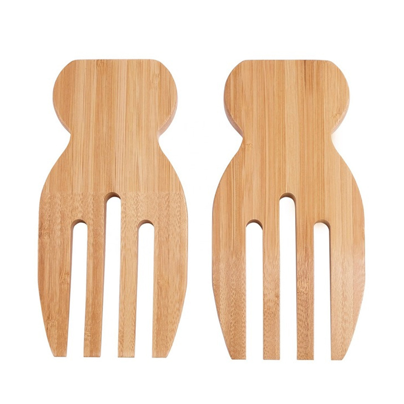 2 قطعة سلطة الأيدي الخيزران سل - مراجعة Kitchen Helper Gadgets وسعره