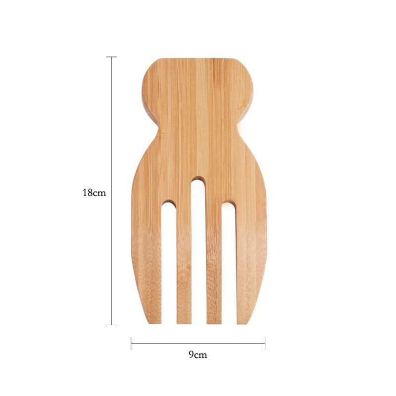 2 قطعة سلطة الأيدي الخيزران سل - مراجعة Kitchen Helper Gadgets وسعره