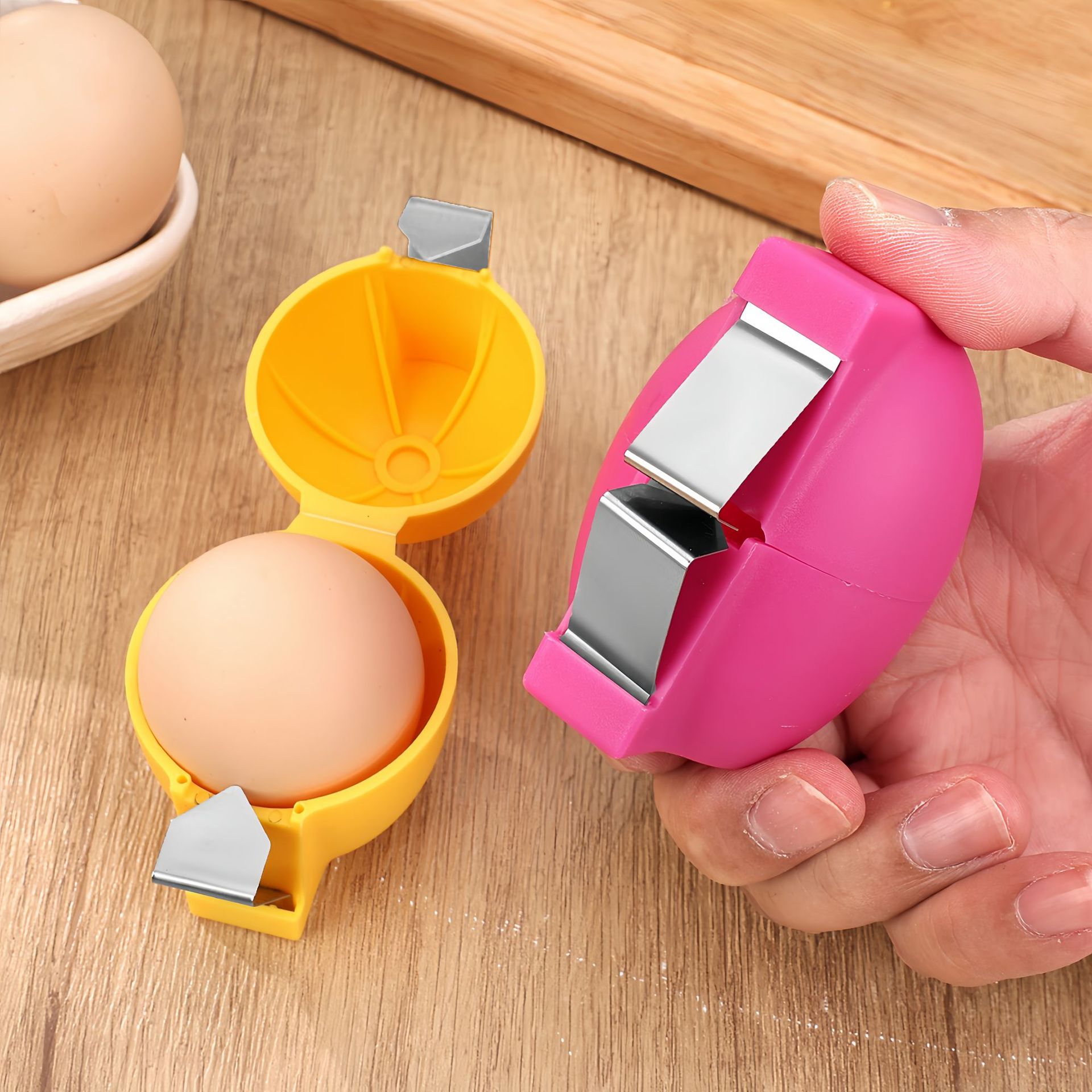1/3 قطع فتاحة بيض سهلة الاستخد - مراجعة Egg Separator Tool وسعره