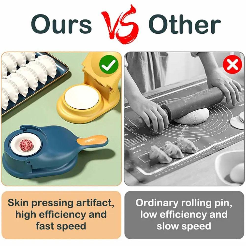 طقم صنع الزلابية 2 في 1، أداة  - مراجعة Kitchen Gadgets Dumpling Maker وسعره
