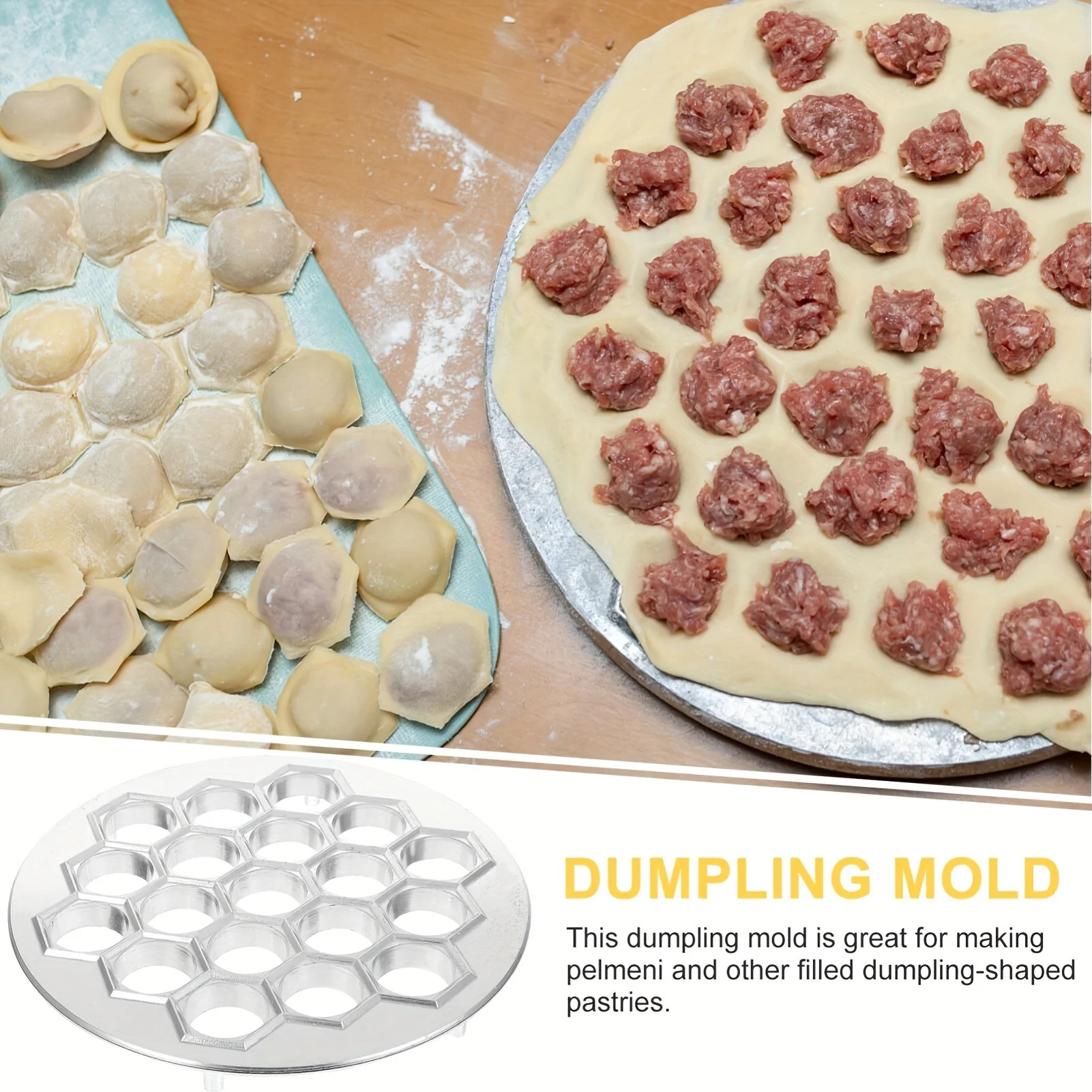 أداة صنع الزلابية من الألومنيو - مراجعة Kitchen Gadgets Dumpling Maker وسعره